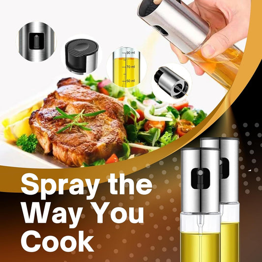Premium Oil Spray Dispenser – 170ml Fine Mist Bottle for Healthy Cooking